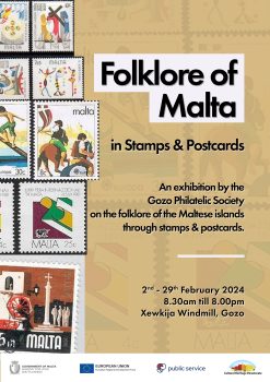 Folklore of Malta; in Stamps and Postcards