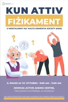 Get Physically Fit and Mentally Active With The Malta Dementia Society (MDS)