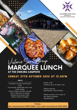 Marquee Lunch – Victoria Scout Group