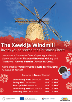 Christmas Activities at The Xewkija Windmill