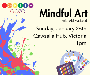 Mindful Art with LGBTI+ Gozo and Abi MacLeod