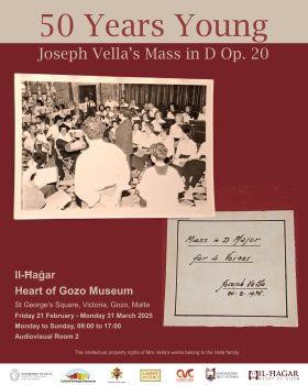 50 Years Young – Joseph Vella’s Mass in D Op. 20