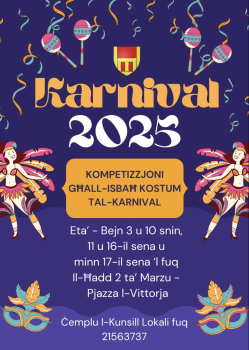 Xagħra Carnival – Costume Competition