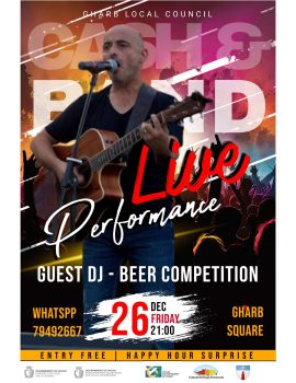 Cash & Band Live Performance