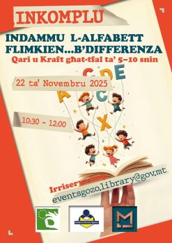 Inkomplu Indammu L-Alfabett Flimkien… B’Differenza