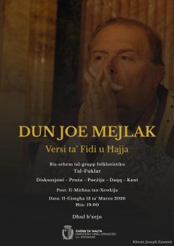 Dun Joe Mejlak: Versi ta’ Fidi u Tama Dun Joe Mejlak: Versi ta’ Fidi u Tama